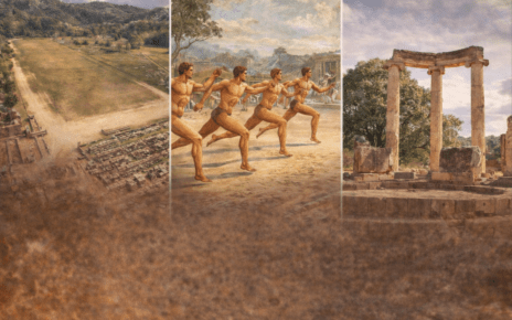 Antik Yunanistan’daki Olympia stadyumu kalıntıları – ilk olimpiyat oyunlarının yapıldığı tarihi alan